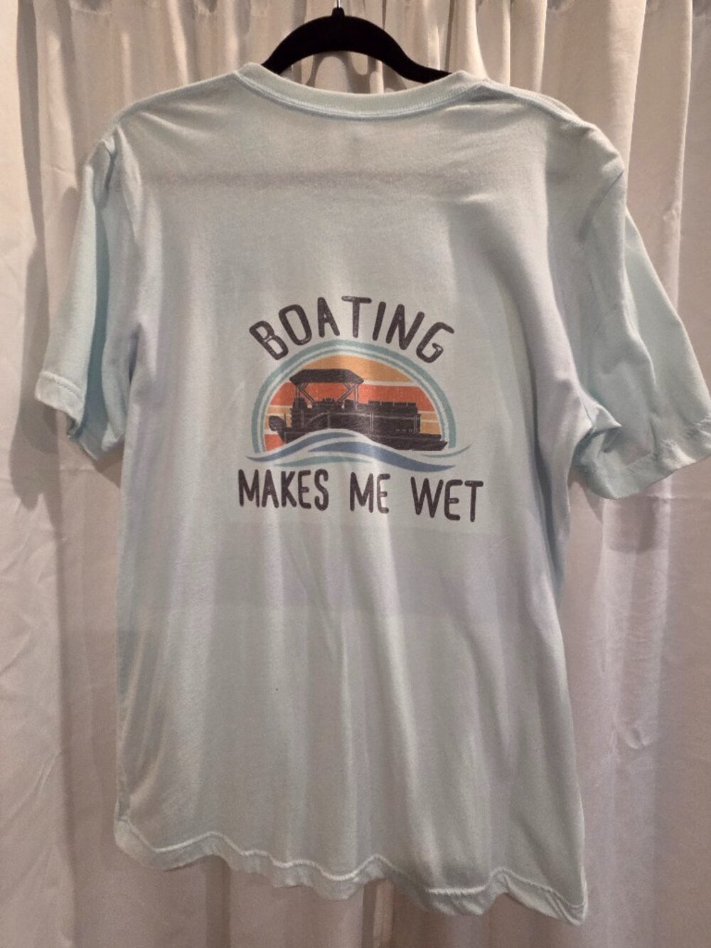Bella Canvas ~ Boating Makes Me Wet ~ T-Shirt ~ Large